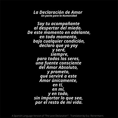 The Love Declaration - Spanish Translation